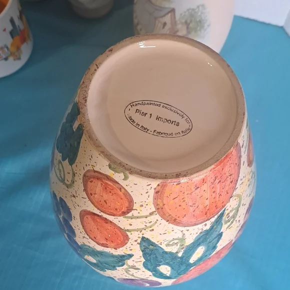 Colorful Ceramic Fruit Pitcher - Picture 7 of 7